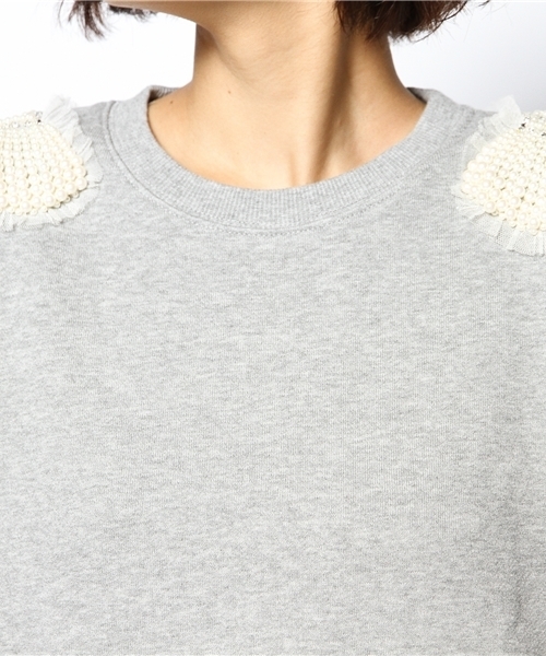 Demi-Luxe BEAMS（デミルクス ビームス）の「KAON / カタリボン スウェットワンピース（ワンピース・レディース・グレー/ブラック・ONE SIZE）」の7枚目の写真
