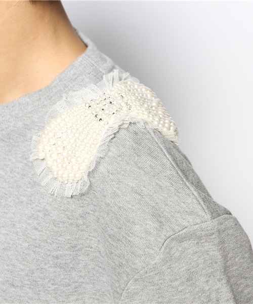Demi-Luxe BEAMS（デミルクス ビームス）の「KAON / カタリボン スウェットワンピース（ワンピース・レディース・グレー/ブラック・ONE SIZE）」の9枚目の写真