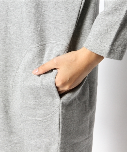 Demi-Luxe BEAMS（デミルクス ビームス）の「KAON / カタリボン スウェットワンピース（ワンピース・レディース・グレー/ブラック・ONE SIZE）」の10枚目の写真
