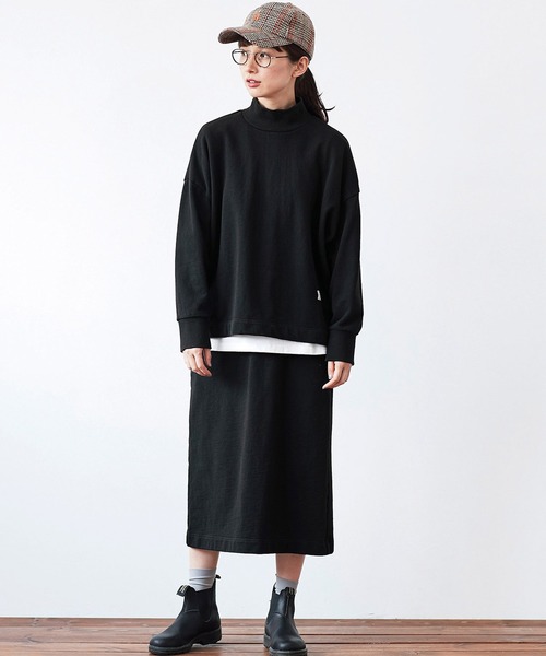 Sunny clouds（サニークラウズ）の「サニークラウズ　スウェットスカート（スカート・レディース・グレイッシュベージュ/ブラック・NM/MEDIUM/LARGE/X-LARGE/XX-LARGE）」の18枚目の写真