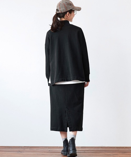 Sunny clouds（サニークラウズ）の「サニークラウズ　スウェットスカート（スカート・レディース・グレイッシュベージュ/ブラック・NM/MEDIUM/LARGE/X-LARGE/XX-LARGE）」の21枚目の写真