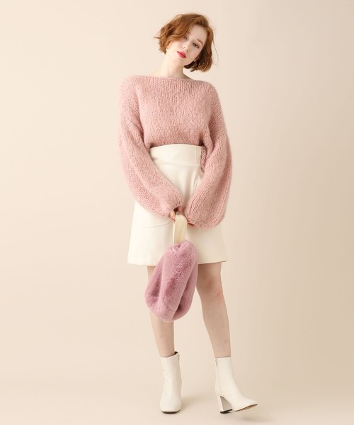 DEICY（デイシー）の「モヘヤローゲージハンドニット（ニット/セーター  