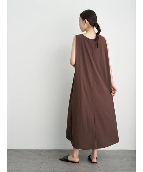 AMERICAN HOLIC（アメリカンホリック）の「バックタックイレヘムマキシワンピース ＊〇（ワンピース・レディース・ブラック/ブラウン/ブルー/グレイッシュベージュ・L/M）」の10枚目の写真