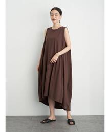バックタックイレヘムマキシワンピース *〇