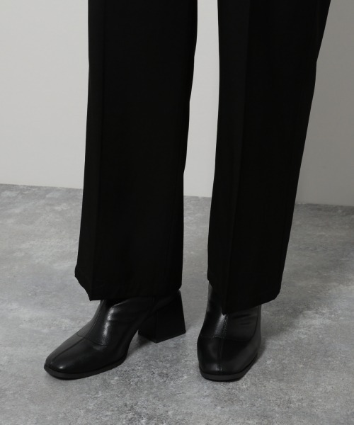 PAGEBOY（ページボーイ）の「ブライトサージスラックス(タックパンツ)（スラックス・レディース・ブラック/パープル/グレイッシュベージュ・SMALL/MEDIUM）」の16枚目の写真