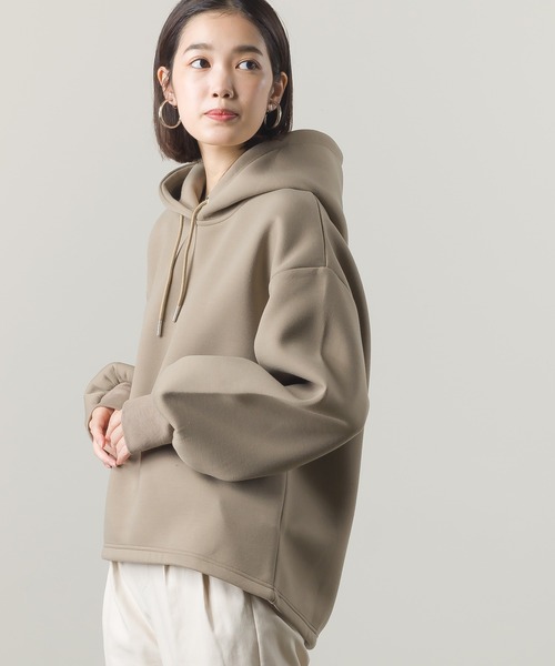 OMNES（オムネス）の「スポンジポンチプルオーバーパーカー（パーカー・レディース・ベージュ/ネイビー/モカ・FREE）」の21枚目の写真