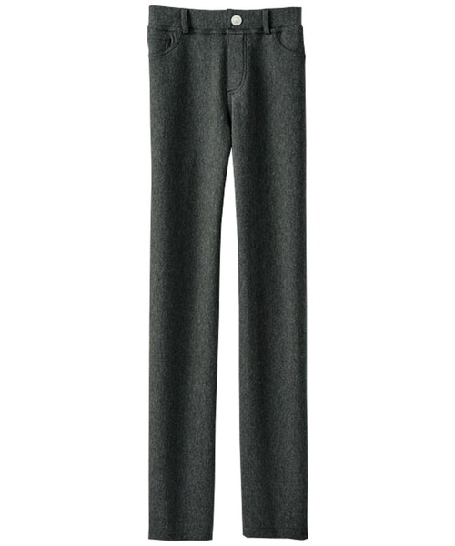 BELLUNA(ベルーナ)の「あったか裏フリースレギンスパンツ股下73cm(その他パンツ・レディース・ブラック/インディゴブルー/モスグリーン/ライトベージュ/チャコール/キャメル/イエロー系その他・MEDIUM/LARGE/X-LARGE/SMALL)」の9枚目の写真