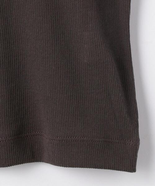 green label relaxing（グリーンレーベルリラクシング）の「FFC シアー テレコ ハイネック プルオーバー カットソー（Tシャツ/カットソー・レディース・イエロー/ダークグレー/オフホワイト・FREE）」の19枚目の写真