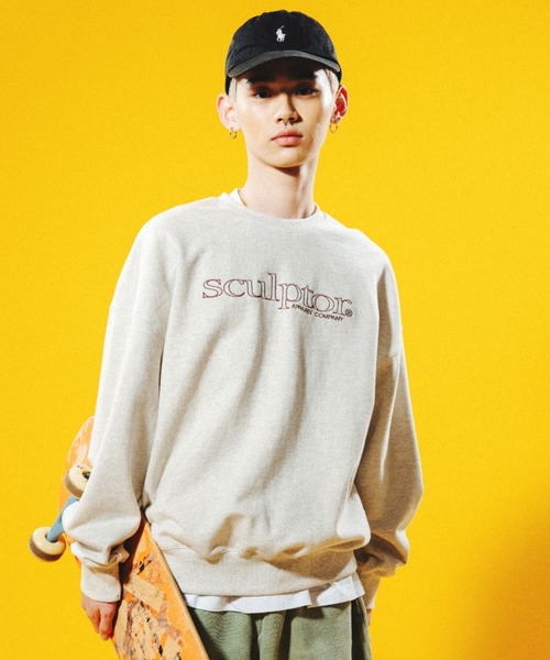 SCULPTOR（スカルプター）の「RETRO OUTLINE SWEATSHIRT/レトロ