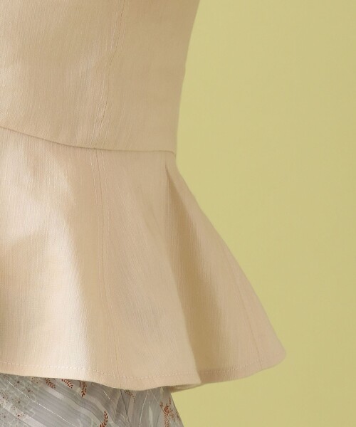 リネンパフコンパクトブラウス ME COUTURE（ミークチュール）の「リネンパフコンパクトブラウス