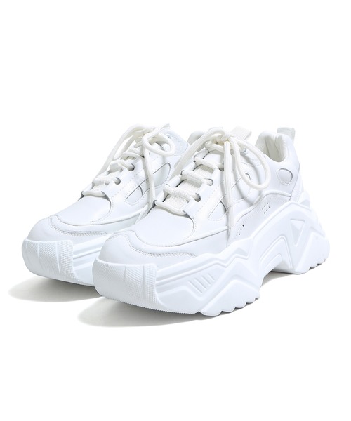 Figments（フィグメンツ）の「フューチャリスティックスニーカー（スニーカー・レディース・ブラック/ホワイト・MEDIUM/SMALL）」の13枚目の写真