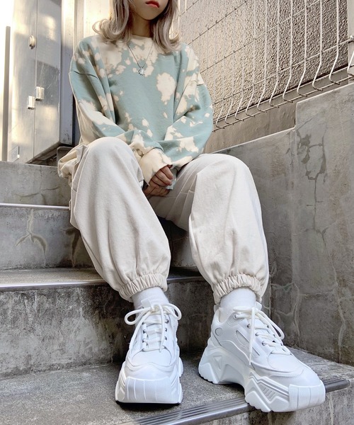 Figments（フィグメンツ）の「フューチャリスティックスニーカー（スニーカー・レディース・ブラック/ホワイト・MEDIUM/SMALL）」の12枚目の写真