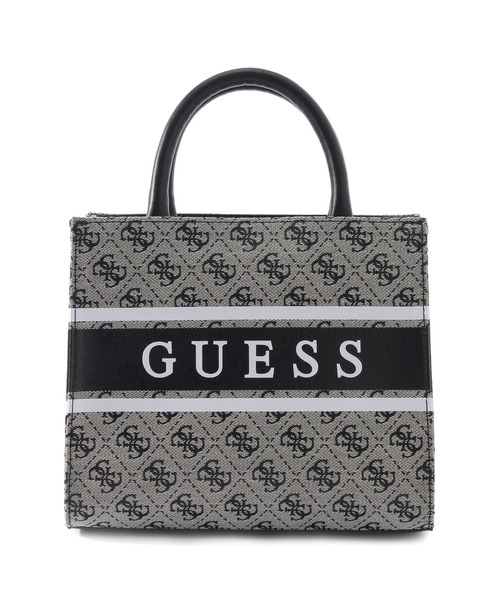 GUESS トートバッグ モノグラム柄 総柄 A4収納 - メルカリ