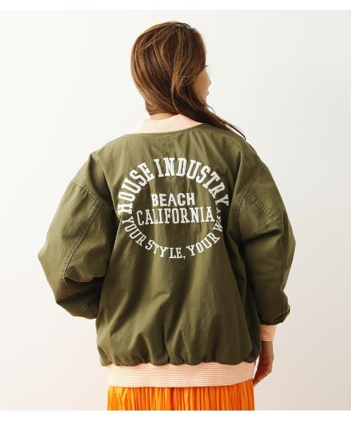 Bowl ロデオクラウンズワイドボウル のファッション Crowns Wide Rodeo セール ブルゾン Industryリバーシブルブルゾン ブルゾン
