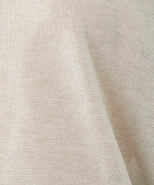 COMME CA ISM（コムサイズム）の「《シアー素材》 ニットプルオーバー（ニット/セーター・レディース・ホワイト/ダークブラウン/ブラウン・MEDIUM/LARGE）」の5枚目の写真