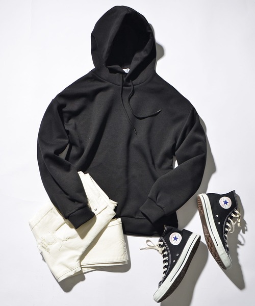 JOKER（ジョーカー）の「【JOKER】シルケットポンチビッグパーカー（パーカー・メンズ・ブラック/グレー/ナチュラル/ピンクベージュ・LL/M/L）」の8枚目の写真