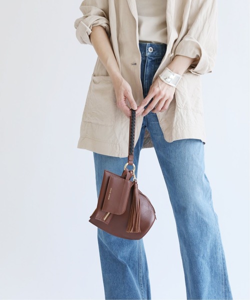 FRAMeWORK（フレームワーク）の「【ATELIER AMBOISE】ポーチツキBAG◆（ハンドバッグ・レディース・ブラウン/ブラック・FREE）」の19枚目の写真