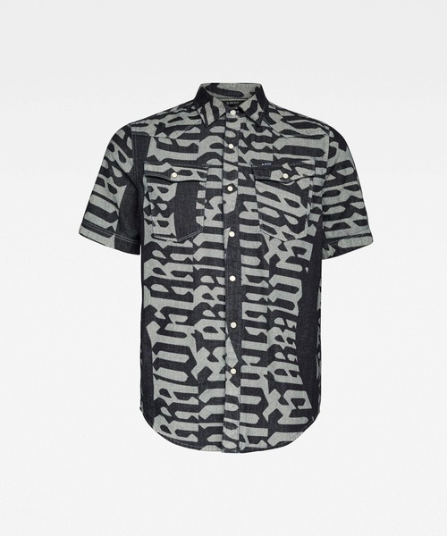 G-STAR（ジースター）の「3301 SLIM SHIRT/デニムシャツ（シャツ/ブラウス・メンズ・インディゴブルー・SMALL/MEDIUM/X-SMALL/LARGE）」の5枚目の写真