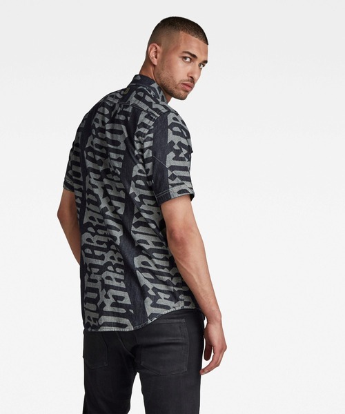 G-STAR（ジースター）の「3301 SLIM SHIRT/デニムシャツ（シャツ/ブラウス・メンズ・インディゴブルー・SMALL/MEDIUM/X-SMALL/LARGE）」の8枚目の写真