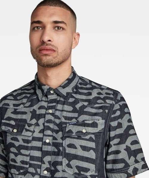 G-STAR（ジースター）の「3301 SLIM SHIRT/デニムシャツ（シャツ/ブラウス・メンズ・インディゴブルー・SMALL/MEDIUM/X-SMALL/LARGE）」の10枚目の写真