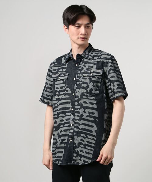G-STAR（ジースター）の「3301 SLIM SHIRT/デニムシャツ（シャツ/ブラウス・メンズ・インディゴブルー・SMALL/MEDIUM/X-SMALL/LARGE）」の4枚目の写真