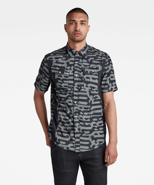 G-STAR（ジースター）の「3301 SLIM SHIRT/デニムシャツ（シャツ/ブラウス・メンズ・インディゴブルー・SMALL/MEDIUM/X-SMALL/LARGE）」の12枚目の写真