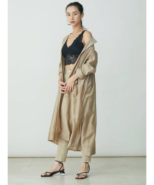 EVRIS（エヴリス）の「レースビスチェ（キャミソール・レディース・ブラック/ピンク/カーキ・FREE）」の11枚目の写真