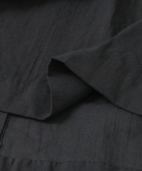 かぐれ（カグレ）の「2WAYコットンギャザーブラウス（シャツ/ブラウス・レディース・ブラック/オフホワイト・FREE）」の16枚目の写真