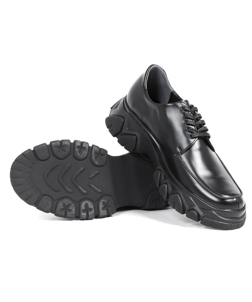 Figments(フィグメンツ)の「デザインソールダービーシューズ(ドレスシューズ・メンズ・ブラック・MEDIUM/LARGE/SMALL)」の5枚目の写真