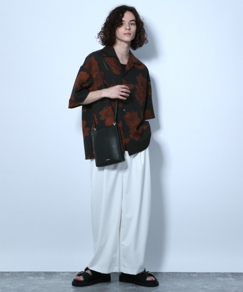 HARE（ハレ）の「【WEB限定】BIGフラワーカイキンシャツ(HARE)（シャツ/ブラウス・メンズ・ブラック/ブラウン/オフホワイト・SMALL/MEDIUM）」の8枚目の写真