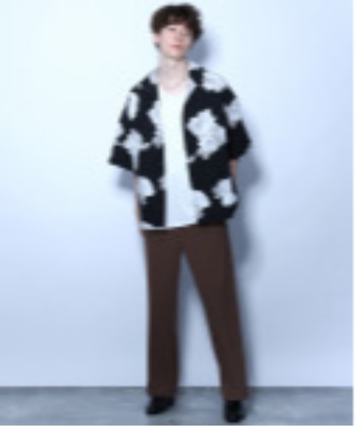 HARE（ハレ）の「【WEB限定】BIGフラワーカイキンシャツ(HARE)（シャツ/ブラウス・メンズ・ブラック/ブラウン/オフホワイト・SMALL/MEDIUM）」の22枚目の写真
