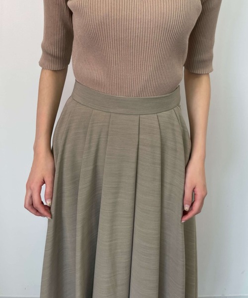 anuans（アニュアンス）の「アシメヘムフリンジスカート（スカート  