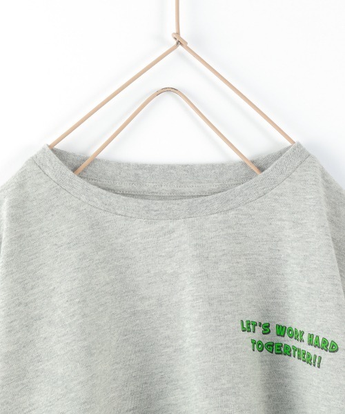 LOWRYS FARM（ローリーズファーム）の「ライオントネズミＴＥＥ　949589（Tシャツ/カットソー・キッズ・グレー/オフホワイト/イエロー・110cm/120cm/130cm）」の7枚目の写真