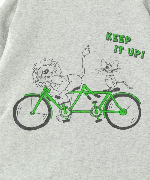 LOWRYS FARM（ローリーズファーム）の「ライオントネズミＴＥＥ　949589（Tシャツ/カットソー・キッズ・グレー/オフホワイト/イエロー・110cm/120cm/130cm）」の11枚目の写真