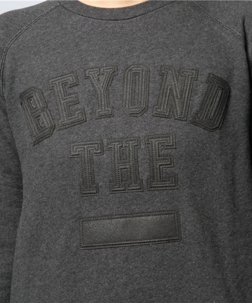 ROSE BUD(ローズバッド)の「【mina掲載】LCTO-14213 BEYOND THE FELT PATCH MINI DRESS(ワンピース・レディース・チャコール/ネイビー・ONE SIZE)」の5枚目の写真