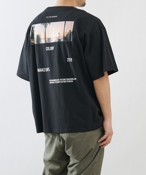 COLONY 2139（コロニートゥーワンスリーナイン）の「2139 Tシャツ/ビッグシルエット・PHOTO Tシャツ(ユニセックス可)（Tシャツ/カットソー・メンズ・ホワイト/ブラック/ホワイト系その他/ブラック系その他・MEDIUM/LARGE）」の19枚目の写真