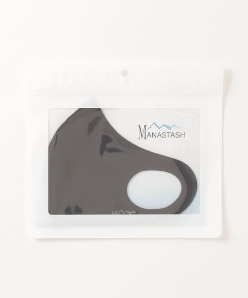 MANASTASH(マナスタッシュ)の「MANASTASH/マナスタッシュ REFLECTION LOGO FACE マスク(マスク・レディース・セージグリーン/ブラック/グレー/ベージュ・MEDIUM/LARGE)」の10枚目の写真