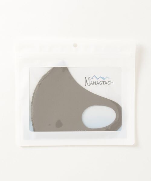 MANASTASH(マナスタッシュ)の「MANASTASH/マナスタッシュ REFLECTION LOGO FACE マスク(マスク・レディース・セージグリーン/ブラック/グレー/ベージュ・MEDIUM/LARGE)」の11枚目の写真