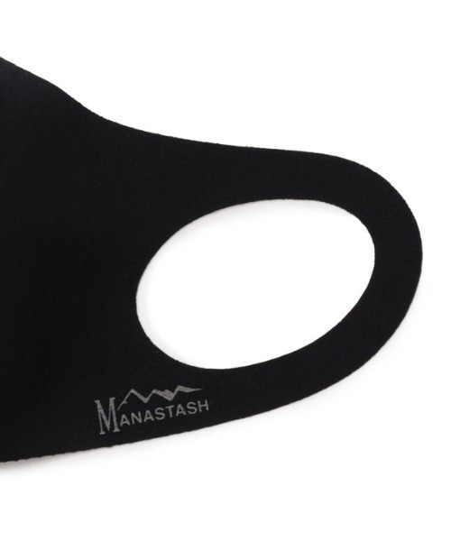 MANASTASH(マナスタッシュ)の「MANASTASH/マナスタッシュ REFLECTION LOGO FACE マスク(マスク・レディース・セージグリーン/ブラック/グレー/ベージュ・MEDIUM/LARGE)」の5枚目の写真