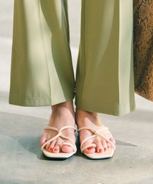 GeeRA | サムストラップクロスラインサンダル(サンダル)