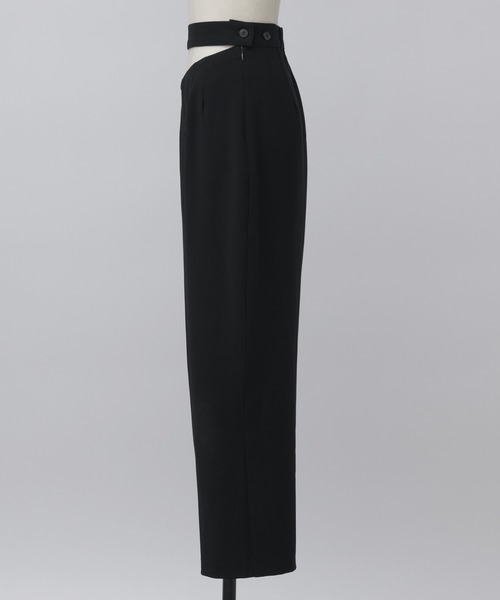 musubore（ムスボレ）の「ハングリーパンツ（スラックス・レディース・ブラック・1/0）」の20枚目の写真