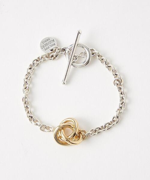 PHILIPPE AUDIBERT（フィリップ オーディベール）の「＜PHILIPPE AUDIBERT＞CLAIRE CHAIN ブレスレット＜Select by EMMEL REFINES＞（ブレスレット・レディース・シルバー・FREE）」の5枚目の写真