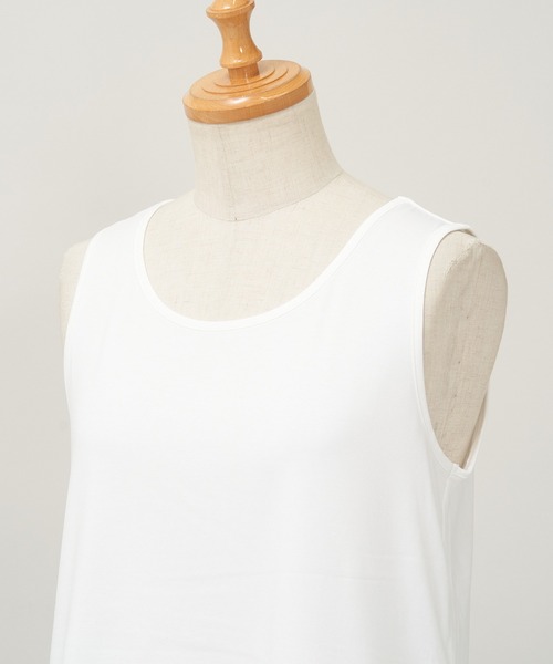 AS KNOW AS de base(アズノゥアズドゥバズ)の「お花レーシータンクトップ(タンクトップ・レディース・オフホワイト/ブラック/グレー・FREE)」の10枚目の写真