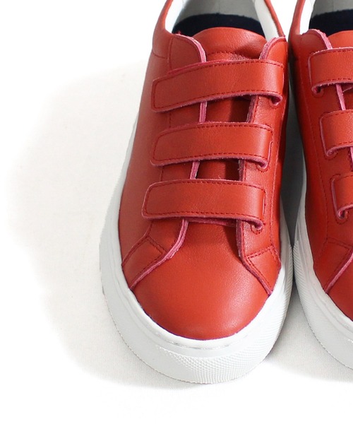 mobus（モーブス）の「ILSE mobus / M-2118N / ELLA BELTローカットベルクロスニーカー（スニーカー・レディース・ホワイト/ブラック/オレンジ・36/37/38/39）」の10枚目の写真