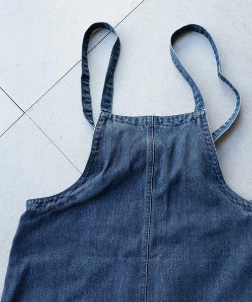 antiqua(アンティカ)の「ヴィンテージデニムサロペット(サロペット/オーバーオール・レディース・ブルー・FREE)」の14枚目の写真