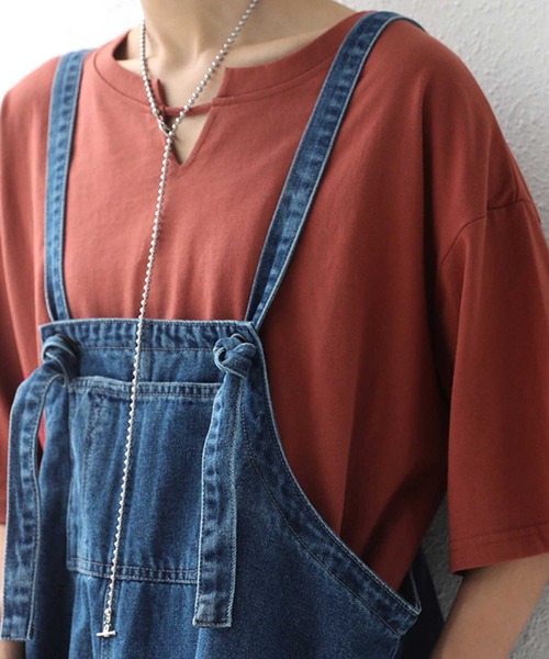 antiqua(アンティカ)の「ヴィンテージデニムサロペット(サロペット/オーバーオール・レディース・ブルー・FREE)」の8枚目の写真