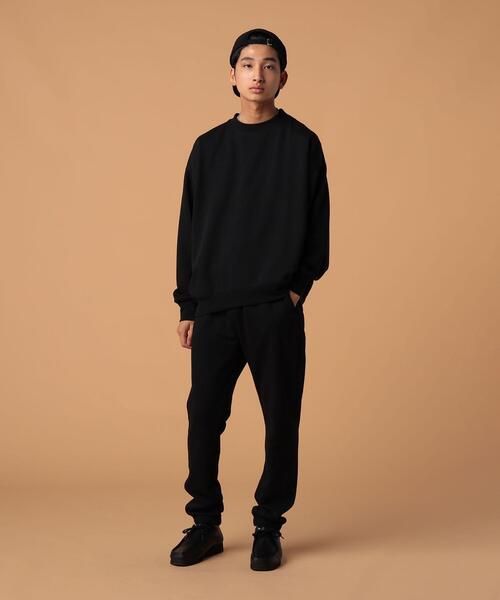 FEELING MADE（フィーリングメイド）の「FEELING MADE エアリースウェット クルーネック プルオーバー（スウェット・レディース・ブラック/ライトグレー/ダークグリーン/ベージュ・LARGE/MEDIUM）」の8枚目の写真