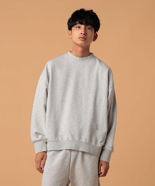 FEELING MADE（フィーリングメイド）の「FEELING MADE エアリースウェット クルーネック プルオーバー（スウェット・レディース・ブラック/ライトグレー/ダークグリーン/ベージュ・LARGE/MEDIUM）」の11枚目の写真