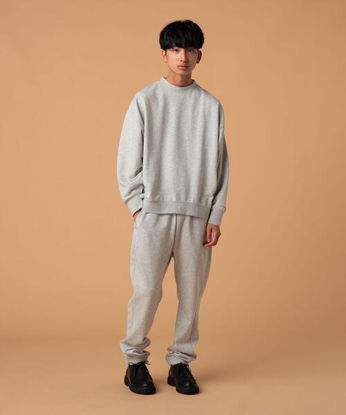 FEELING MADE（フィーリングメイド）の「FEELING MADE エアリースウェット クルーネック プルオーバー（スウェット・レディース・ブラック/ライトグレー/ダークグリーン/ベージュ・LARGE/MEDIUM）」の12枚目の写真