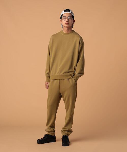 FEELING MADE（フィーリングメイド）の「FEELING MADE エアリースウェット クルーネック プルオーバー（スウェット・レディース・ブラック/ライトグレー/ダークグリーン/ベージュ・LARGE/MEDIUM）」の19枚目の写真